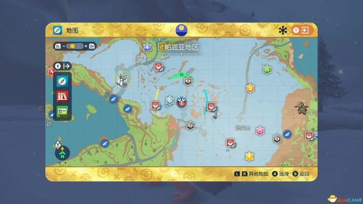 《宝可梦朱紫》蓝之圆盘全神兽地图攻略，隐藏位置全揭秘！