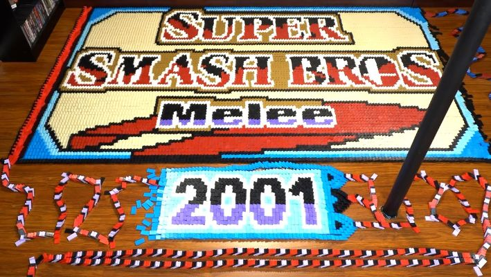 《任天堂明星大乱斗》历史多米诺骨牌回顾：经典瞬间一触即发