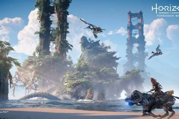 世界首例!8K电视120Hz《地平线:西之绝境》运行展示 世界首例!8K电视120Hz《地平线:西之绝境》运行展示