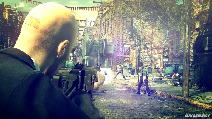 《杀手5》刺客47一击秒杀14人,惊爆眼球! 《杀手5》刺客47一击秒杀14人,惊爆眼球!