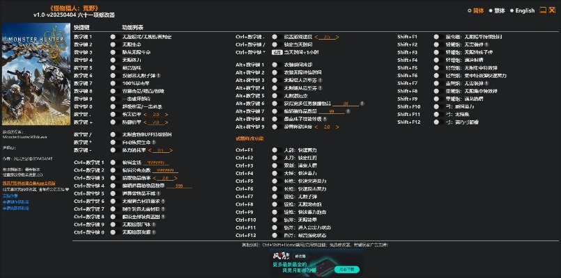 《怪物猎人荒野》修改器：独家下载攻略，轻松畅玩！
