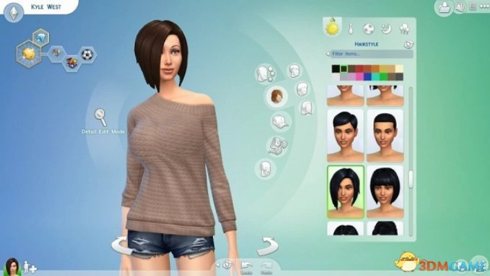 《模拟人生4》界面革新！个性化身体定制大揭秘