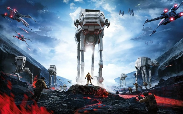 《星球大战：前线2》E3巨幕海报横跨三楼，独家揭秘！