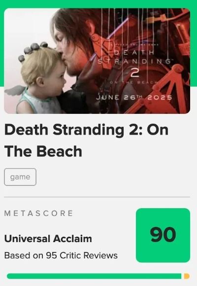 《死亡搁浅2》巴西评级过审,发售日期即将揭晓! 《死亡搁浅2》巴西评级过审,发售日期即将揭晓!