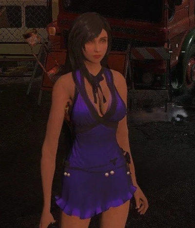 《生化危机Re：Verse》蒂法紫裙Mod：性感女神，视觉盛宴！