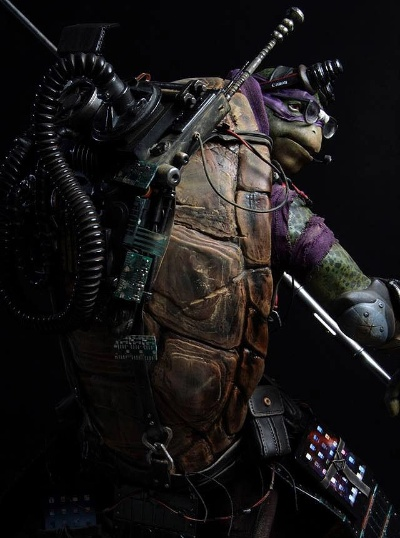 神龟拉斐尔塑像：高清还原，霸气登场！