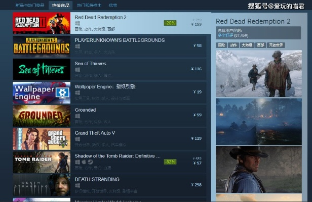 《荒野大镖客2》Steam热销,部分地区价格狂飙近三倍,玩家热议新价值! 《荒野大镖客2》Steam热销,部分地区价格狂飙近三倍,玩家热议新价值!
