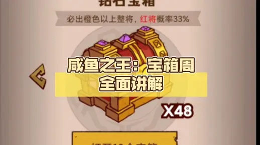 咸鱼之王宝箱周四攻略:高效解锁新秘籍,轻松升级无忧 咸鱼之王宝箱周四攻略:高效解锁新秘籍,轻松升级无忧