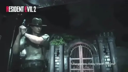 《生化2重制版》黑白滤镜服装秀，复古风潮来袭！