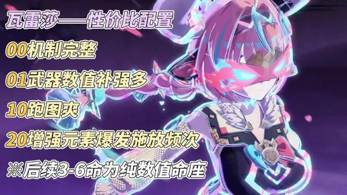 《原神瓦雷莎养成秘籍:高效提升攻略》 《原神瓦雷莎养成秘籍:高效提升攻略》