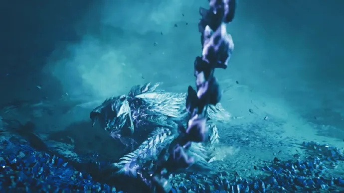 《怪物猎人:荒野》“多边形锁刃龙”COS:扭动的一坨奇葩! 《怪物猎人:荒野》“多边形锁刃龙”COS:扭动的一坨奇葩!