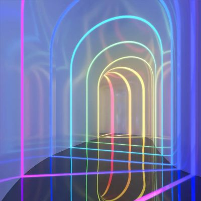 光影交织机械谜,彩虹坠入寻快乐 光影交织机械谜,彩虹坠入寻快乐