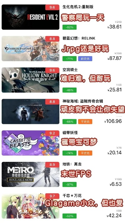 盘点热门下载量:高重玩价值游戏推荐精选 盘点热门下载量:高重玩价值游戏推荐精选