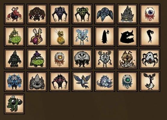 《饥荒》全生物图鉴+BOSS战攻略,一网打尽! 《饥荒》全生物图鉴+BOSS战攻略,一网打尽!