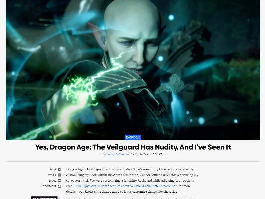 《龙腾世纪:影障守护者》主创怒斥Woke争议,揭秘幕后真相 《龙腾世纪:影障守护者》主创怒斥Woke争议,揭秘幕后真相