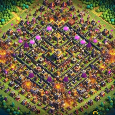 九本阵型攻略：部落冲突全新布局，揭秘高效防御秘籍