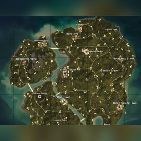 《绝地求生》4x4地图K城跳伞圣地，单排/四排必看攻略！