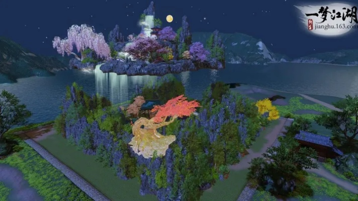 浮空岛速成秘籍：3分钟打造一梦江湖奇观