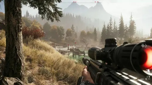 《孤岛惊魂5》Xbox One X版4K解析力揭秘:非原生4K画质解析 《孤岛惊魂5》Xbox One X版4K解析力揭秘:非原生4K画质解析