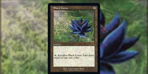 万智牌黑莲花300万成交,改写历史新纪录! 万智牌黑莲花300万成交,改写历史新纪录!