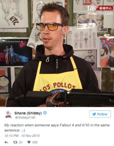 《辐射4》全球发售盛况:欧美名流与微博达人共庆狂欢 《辐射4》全球发售盛况:欧美名流与微博达人共庆狂欢