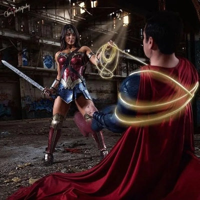 肌肉女神化身魔罗芙，健身COS《超英派遣》新风采