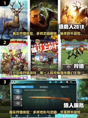 狩猎游戏盘点：热门精选，探索最佳狩猎体验