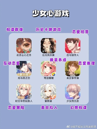 恋爱养成游戏盘点：热门排行，解锁心动秘籍