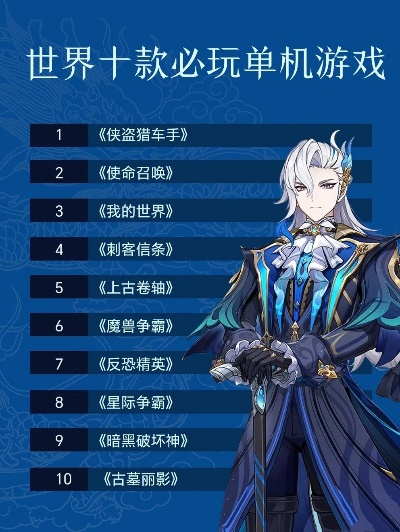 奇幻游戏盘点：十大精选必玩，探索无限奇幻新体验