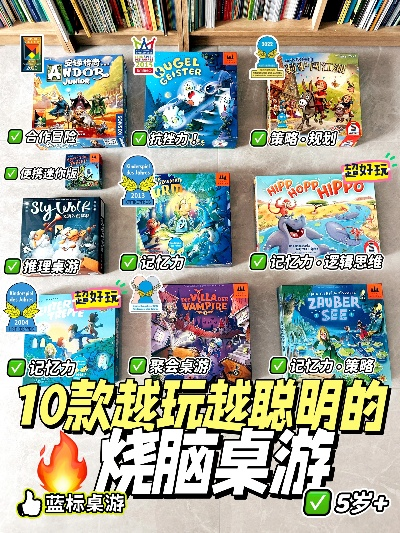 十大必玩棋盘游戏，揭秘经典策略新选择