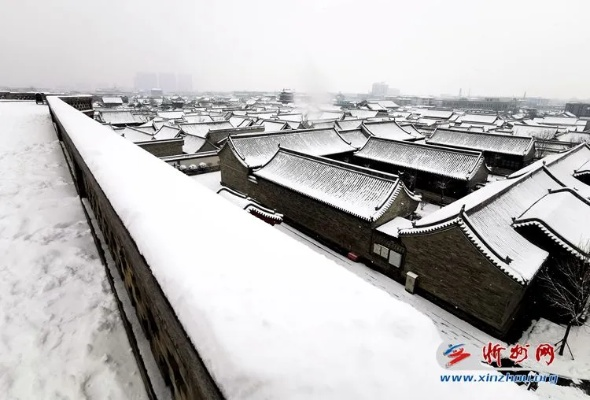 雪覆道德城,建筑美学暖人心 雪覆道德城,建筑美学暖人心